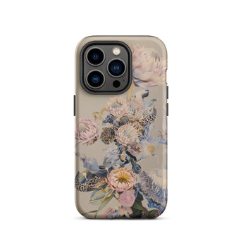Sugarbush - Surreal Protea Art Iphone Case, 14 Pro / Matte, Floral Patterned Phone Case