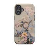 Sugarbush - Surreal Protea Art Iphone Case, 16 Plus / Matte, Floral-patterned Phone Case