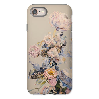 Sugarbush - Surreal Protea Art Iphone Case, 8 / Matte, Floral Patterned Phone Case