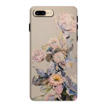 Sugarbush - Surreal Protea Art Iphone Case, 8 Plus / Matte, Floral-patterned Phone Case