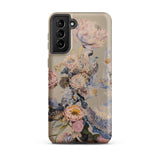 Sugarbush - Surreal Protea Art Phone Case Samsung Galaxy S21 Plus / Matte Delicate Floral Phone Case Soft Pink Blue Cream Surreal Protea