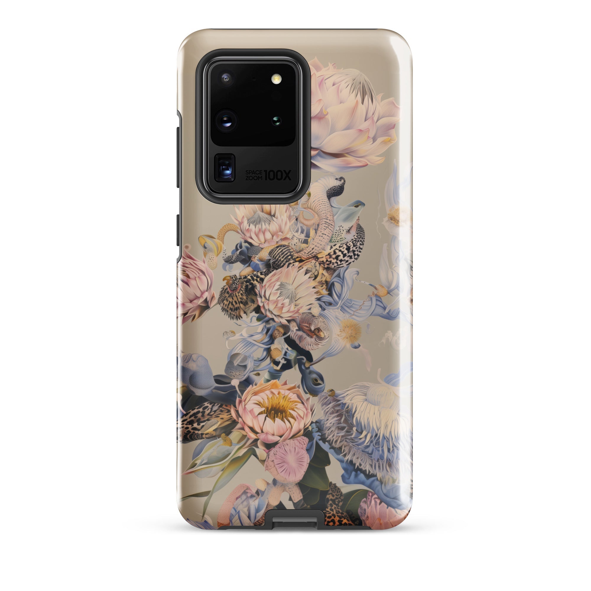 Sugarbush Surreal Protea Art Samsung Case, Galaxy S20 Ultra / Gloss, Smartphone Floral Patterned Protective Case
