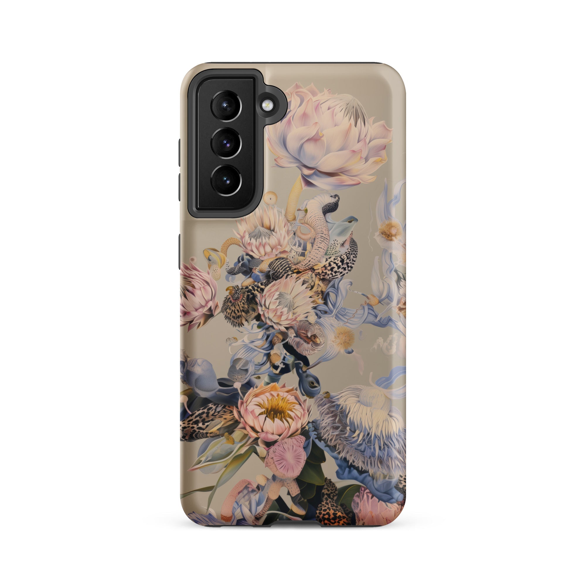 Sugarbush Surreal Protea Art Samsung Case, Galaxy S21 Fe / Matte, Smartphone Case Detailed Floral Design