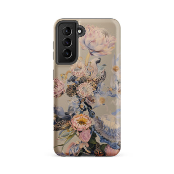 Sugarbush - Surreal Protea Art Samsung Case, Galaxy S21 Fe / Matte, Smartphone Case Detailed Floral Design