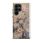 Sugarbush Surreal Protea Art Samsung Case, Galaxy S22 Ultra / Gloss, Smartphone Case Beige Background Floral Pattern Flowers Shades