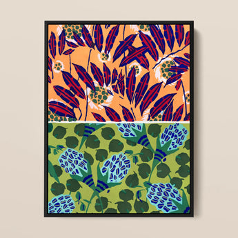 Suggestions Pour étoffes et Tapis - E. A. Séguy Art Print / Canvas, 12x16’’ / 31x41cm / Black Frame, Posters Prints & Visual Artwork, Toby