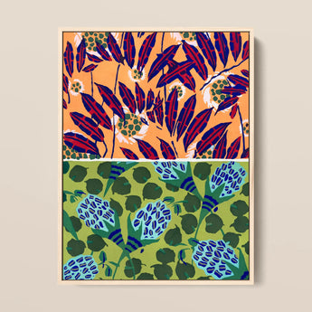 Suggestions Pour étoffes et Tapis - E. A. Séguy Art Print / Canvas, 12x16’’ / 31x41cm / Natural Frame, Posters Prints & Visual Artwork,