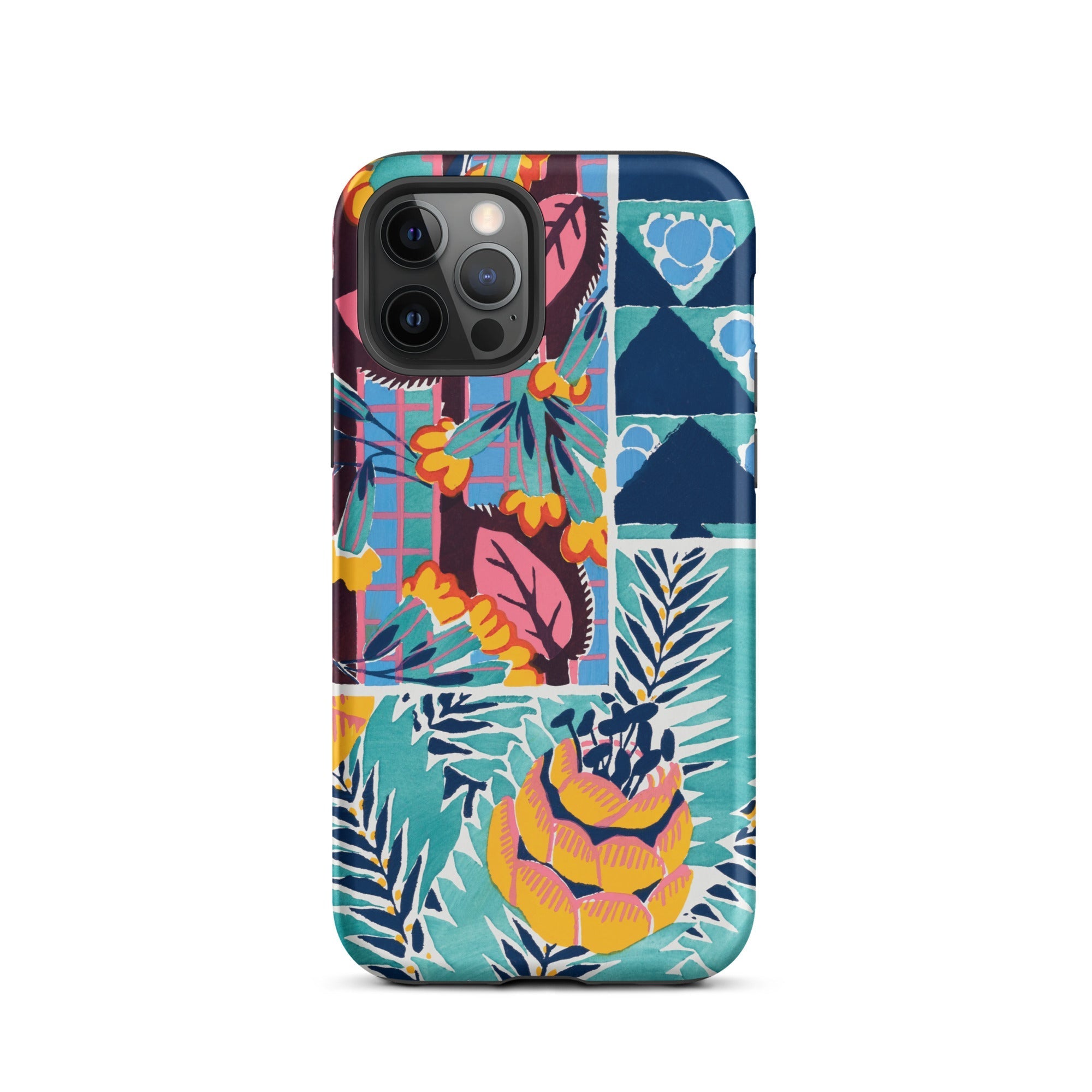 Suggestions Pour étoffes et Tapis E. A. Séguy Iphone Case, 12 Pro / Matte, Floral Patterned Phone Case