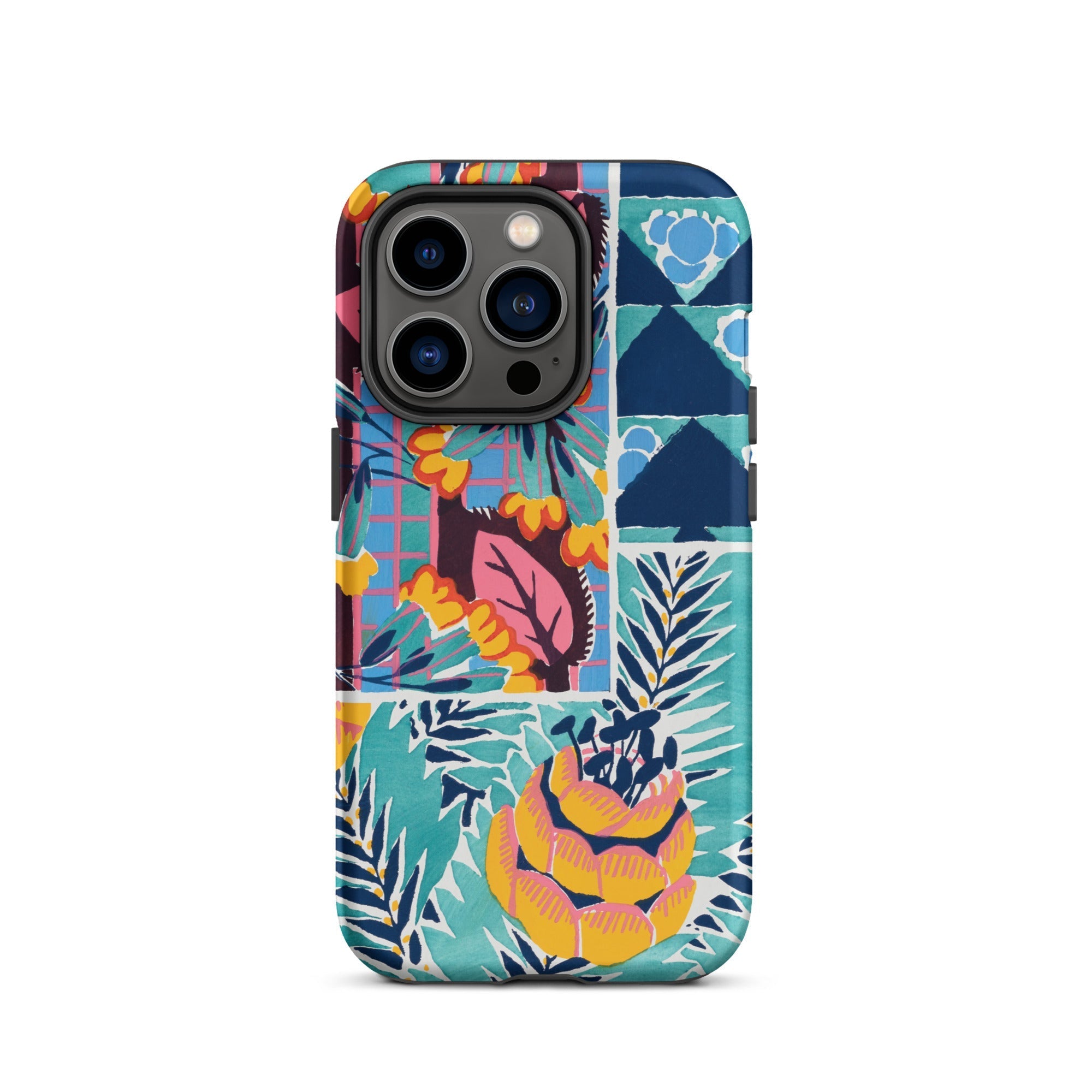 Suggestions Pour étoffes et Tapis E. A. Séguy Iphone Case, 14 Pro / Matte, Floral Patterned Phone Case