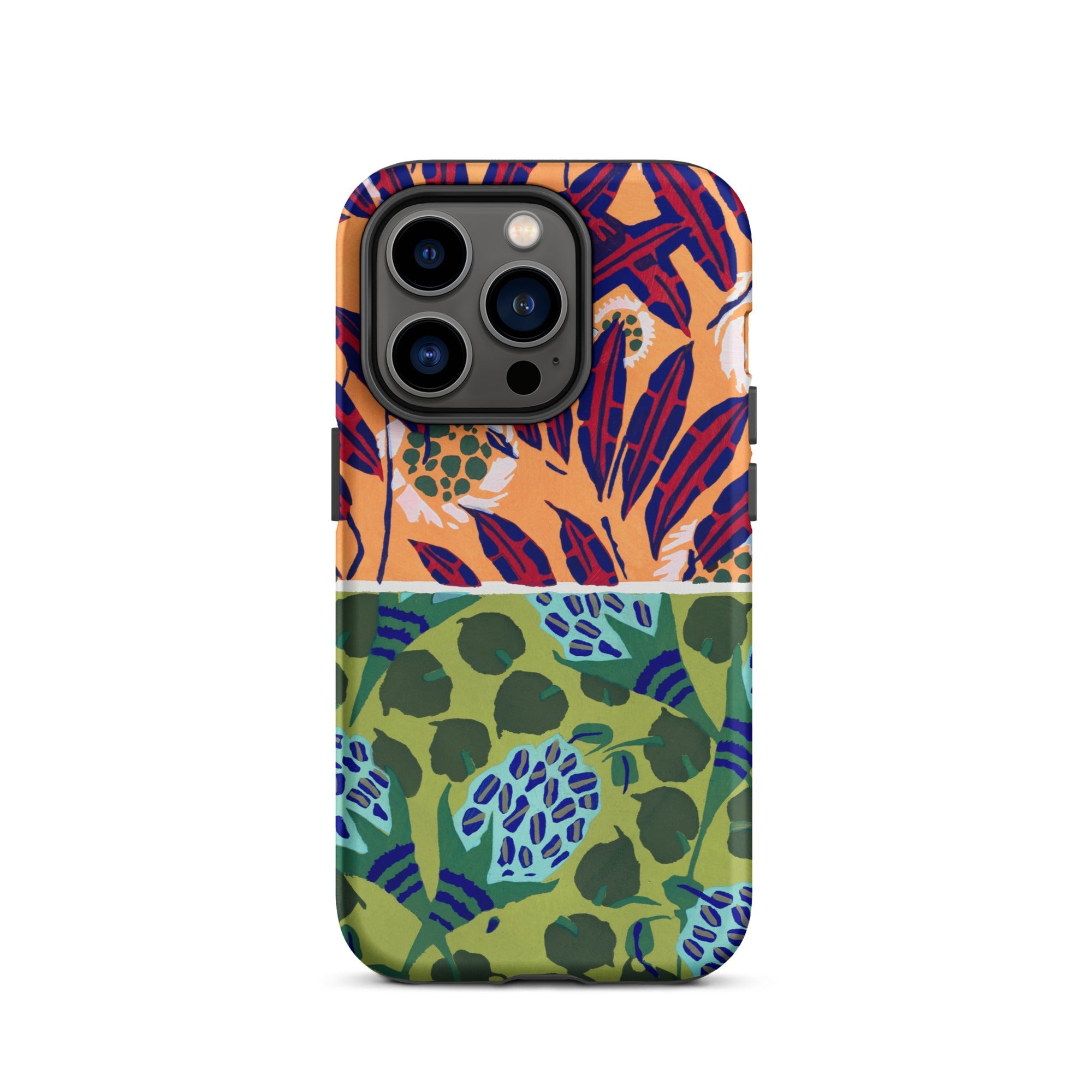 Suggestions Pour étoffes et Tapis E.a. Séguy Iphone Case, 14 Pro / Matte, Floral Patterned Phone Case