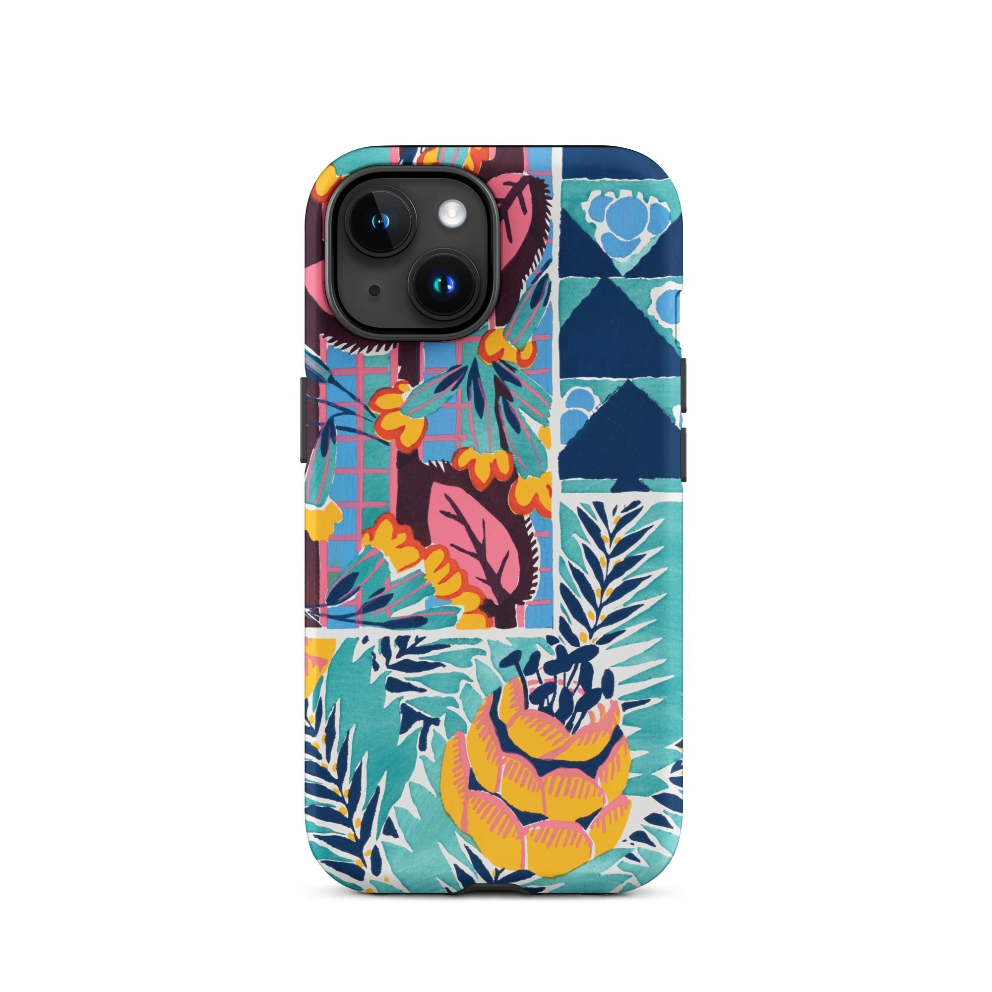 Suggestions Pour étoffes et Tapis E. A. Séguy Iphone Case, 15 / Matte, Floral Patterned Phone Case