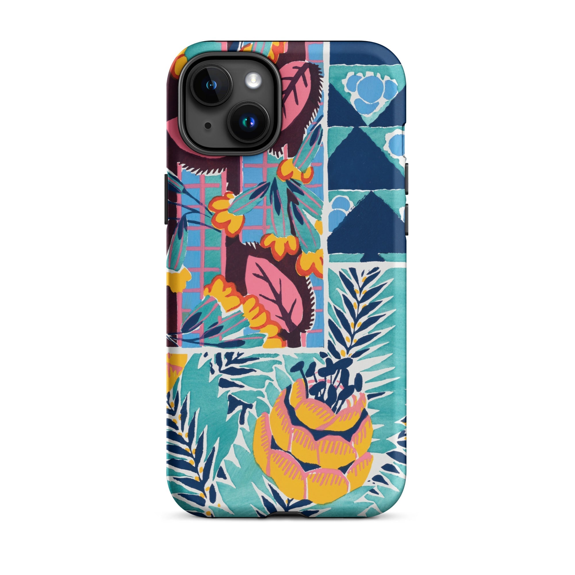Suggestions Pour étoffes et Tapis E. A. Séguy Iphone Case, 15 Plus / Matte, Floral Patterned Phone Case