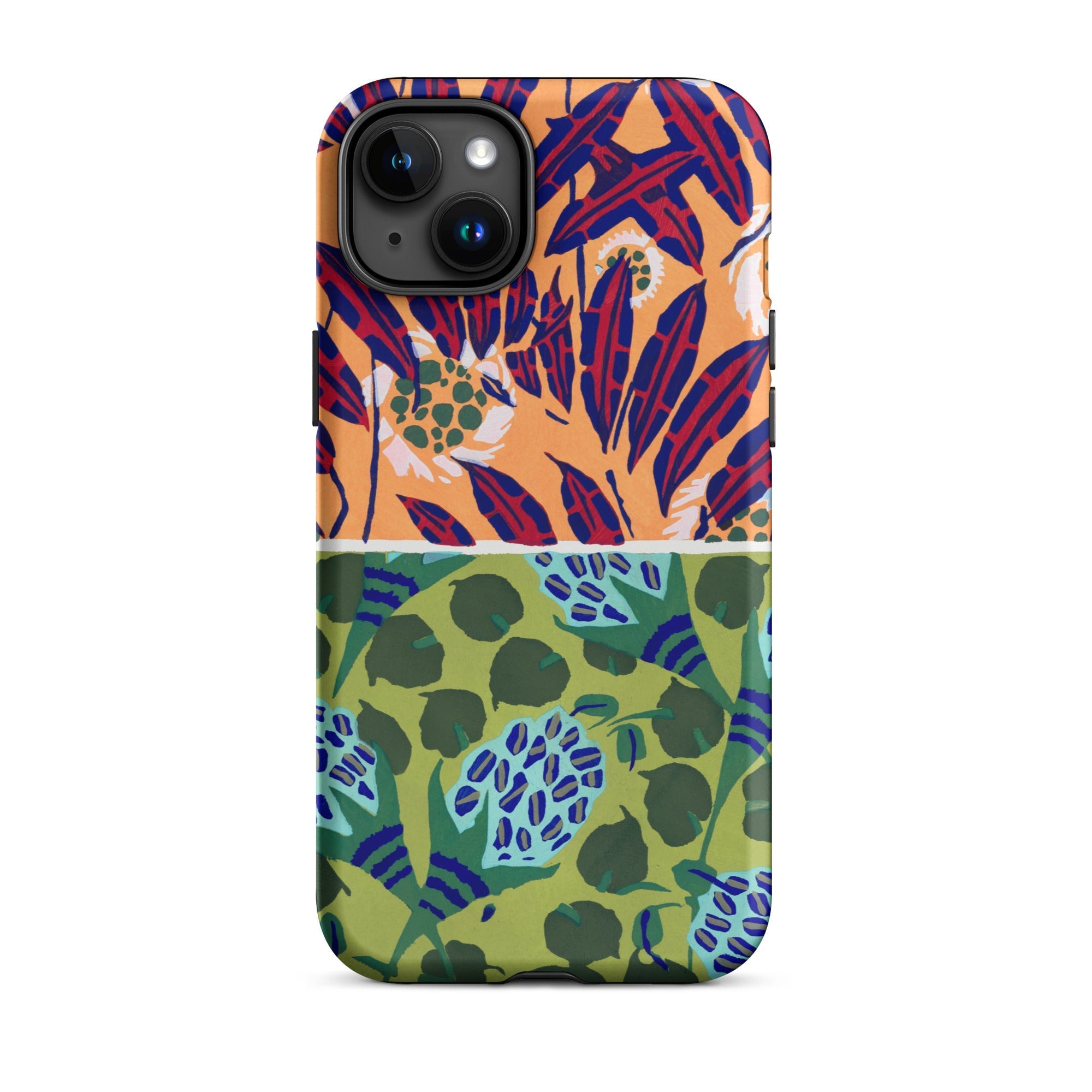 Suggestions Pour étoffes et Tapis E.a. Séguy Iphone Case, 15 Plus / Matte, Floral Patterned Phone Case