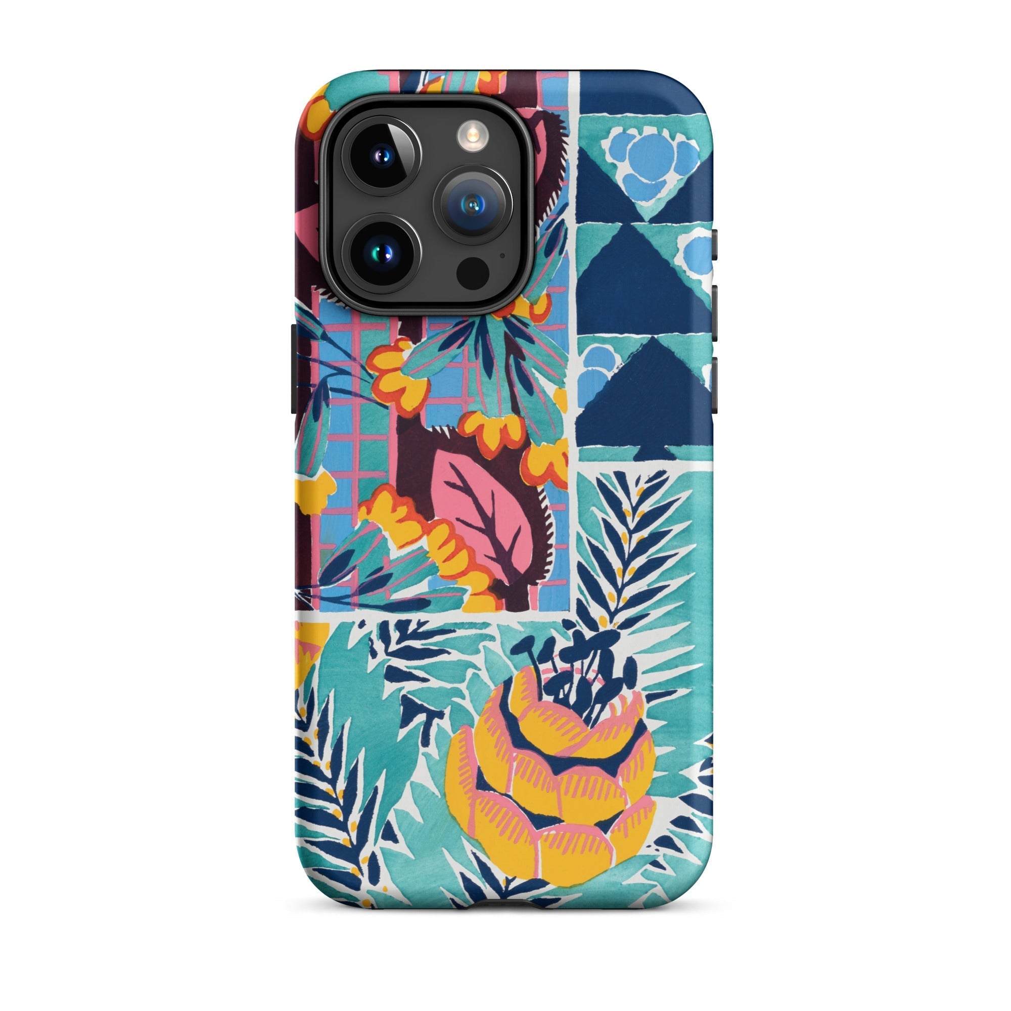 Suggestions Pour étoffes et Tapis E. A. Séguy Iphone Case, 15 Pro Max / Matte, Floral Patterned Phone Case