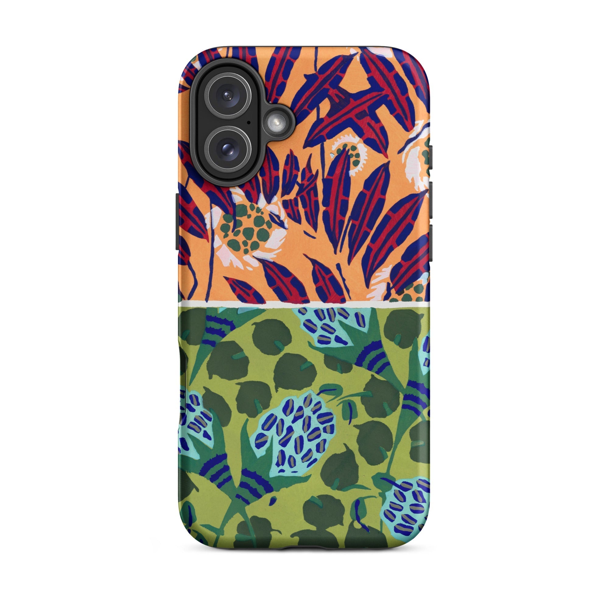 Suggestions Pour étoffes et Tapis E.a. Séguy Iphone Case, 16 Plus / Matte, Floral Patterned Phone Case