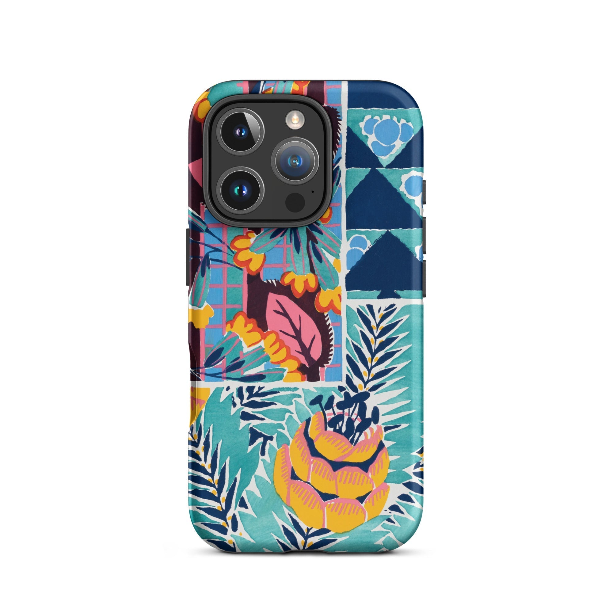Suggestions Pour étoffes et Tapis E. A. Séguy Iphone Case, 16 Pro / Matte, Floral Patchwork Phone Case