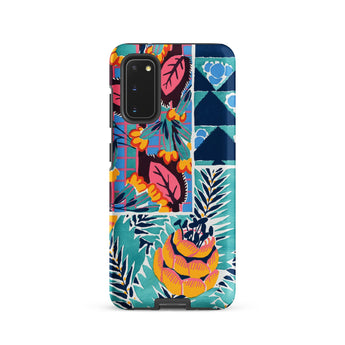 Suggestions Pour étoffes et Tapis - E. A. Séguy Samsung Case, Galaxy S20 / Matte, Smartphone Case Vibrant Multicolored Patchwork Design