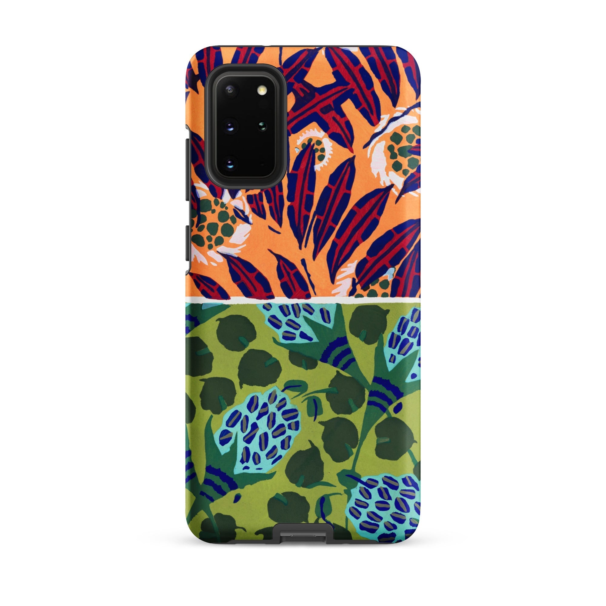 Suggestions Pour étoffes et Tapis E.a. Séguy Samsung Case, Galaxy S20 Plus / Matte, Smartphone Case Two Part Floral Design