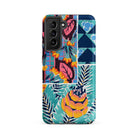 Suggestions Pour étoffes et Tapis E. A. Séguy Samsung Case, Galaxy S21 Fe / Matte, Vibrant Multi Patterned Smartphone Case Camera Cutout