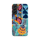 Suggestions Pour étoffes et Tapis E. A. Séguy Samsung Case, Galaxy S22 Plus / Matte, Smartphone Case Colorful Abstract Floral Geometric