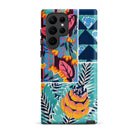 Suggestions Pour étoffes et Tapis E. A. Séguy Samsung Case, Galaxy S22 Ultra / Matte, Smartphone Case Colorful Abstract Floral Geometric