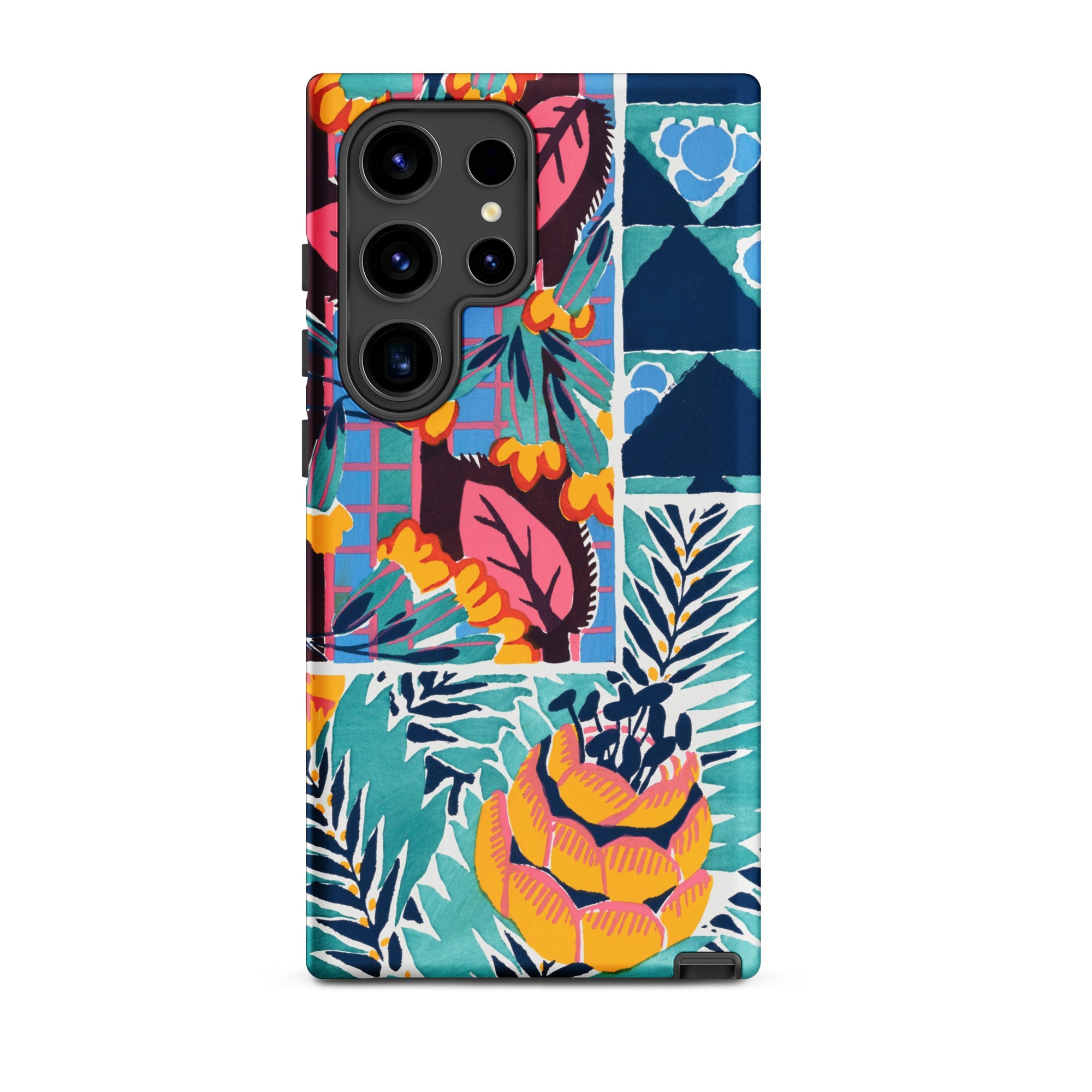 Suggestions Pour étoffes et Tapis E. A. Séguy Samsung Case, Galaxy S24 Ultra / Matte, Colorful Patterned Smartphone Case Camera Cutout