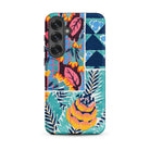 Suggestions Pour étoffes et Tapis E. A. Séguy Samsung Case, Galaxy S25 Plus / Matte, Smartphone Case Colorful Abstract Floral Fruit Pattern