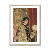 Suleiman - Gay Ottoman Sultan Art Print, Portrait Painting Young Person Ornate Military Dress Gold