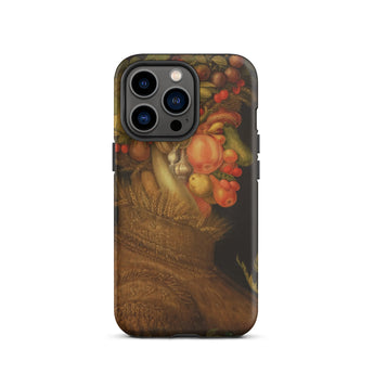 Summer - Giuseppe Arcimboldo Iphone Case, 13 Pro / Matte, Iphone Renaissance-style Fruit Vegetable Portrait Case