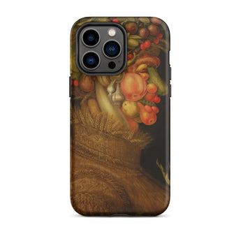 Summer - Giuseppe Arcimboldo Iphone Case, 14 Pro Max / Matte, Protective Iphone Case Renaissance-style Fruit Vegetable Portrait