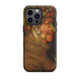 Summer - Giuseppe Arcimboldo Phone Case Iphone 14 Pro Max / Matte Protective Iphone Case Renaissance-style Fruit Vegetable Portrait