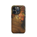 Summer - Giuseppe Arcimboldo Phone Case Iphone 15 Pro / Matte Iphone Case Vertumnus Painting Design Giuseppe Arcimboldo Summer Bursts, Ripe