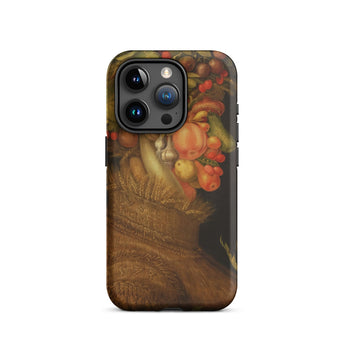 Summer - Giuseppe Arcimboldo Phone Case Iphone 15 Pro / Matte Iphone Case Vertumnus Painting Design Giuseppe Arcimboldo Summer Bursts, Ripe