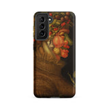 Summer - Giuseppe Arcimboldo Phone Case Samsung Galaxy S21 Fe / Matte Phone Case Detailed Classical Life Painting Woven Basket Giuseppe