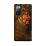 Summer - Giuseppe Arcimboldo Samsung Case, Galaxy S20 Fe / Matte, Black Smartphone Vibrant Fruit Vegetable-themed Artistic Case