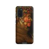 Summer - Giuseppe Arcimboldo Samsung Case, Galaxy S20 / Matte, Black Smartphone Case Classical Still-life Painting Fruits Vegetables
