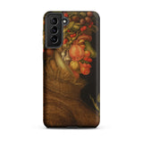 Summer - Giuseppe Arcimboldo Samsung Case, Galaxy S21 Plus / Matte, Black Smartphone Case Produce-themed Design