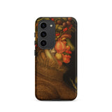 Summer - Giuseppe Arcimboldo Samsung Case, Galaxy S23 / Matte, Smartphone Case Dark Colorful Fruit Vegetable Pattern