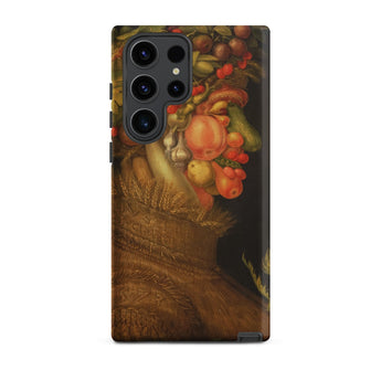 Summer - Giuseppe Arcimboldo Samsung Case, Galaxy S23 Ultra / Matte, Smartphone Case Artistic Depiction Fruits Vegetables Human Face