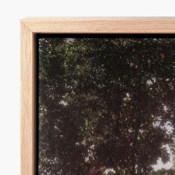 Summer - Károly Ferenczy Art Print / Canvas Light Wood-framed Dense Dark Green Tree Ferenczy’s Unfolds, Nagybánya Plein Air Techniques,