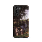 Summer Karoly Ferenczy Samsung Case, Galaxy S21 / Matte, Smartphone Case Landscape Painting Two Nude Figures Stream