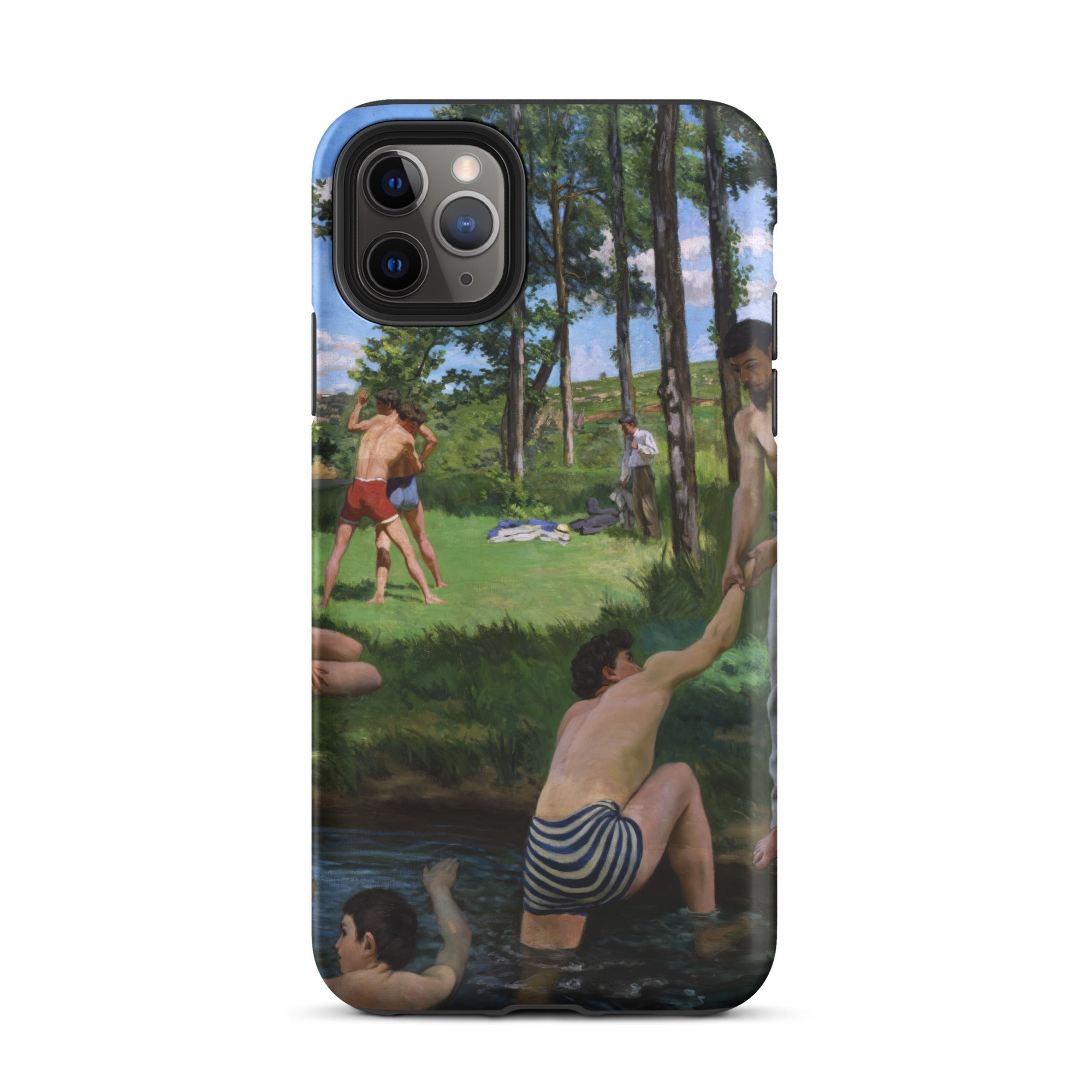Summer Scene - Jean Frederic Bazille Iphone Case, 11 Pro Max / Matte, Iphone Pro Vibrant Art Print Case Pastoral