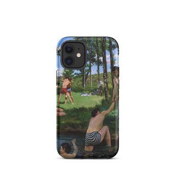 Summer Scene - Jean Frederic Bazille Iphone Case, 12 Mini / Matte, Iphone Pro Case Painting Men