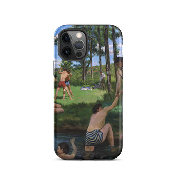 Summer Scene - Jean Frederic Bazille Iphone Case, 12 Pro / Matte, Iphone Colorful Painting Boys Case