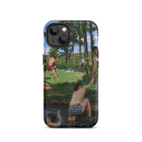Summer Scene - Jean Frederic Bazille Iphone Case, 13 / Matte, Iphone Case Classical Painting People River