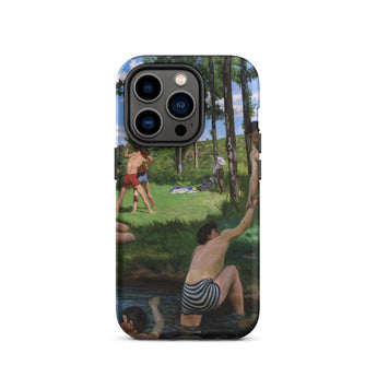 Summer Scene - Jean Frederic Bazille Iphone Case, 14 Pro / Matte, Iphone Case Artistic Rendition Bathers Landscape