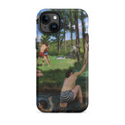 Summer Scene - Jean Frederic Bazille Iphone Case, 15 Plus / Matte, Iphone Case Painting Men Natural Outdoor