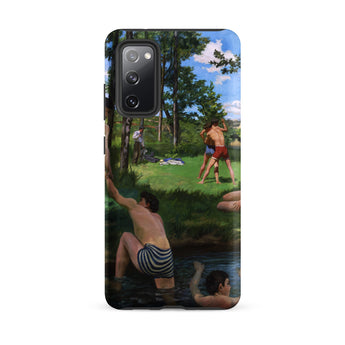 Summer Scene - Jean Frederic Bazille Phone Case, Samsung Galaxy S20 Fe / Matte, Mobile Cases, Toby Leon