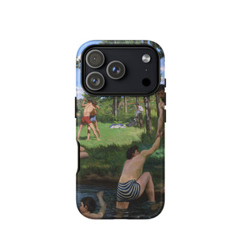Summer Scene - Jean Frederic Bazille Phone Case Iphone 17 Pro / Matte Iphone 12 Pro Max Case Impressionist Painting Design Bazille’s Summer