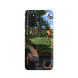 Summer Scene - Jean Frederic Bazille Samsung Case, Galaxy S20 / Matte, Phone Case Classical Painting Men River